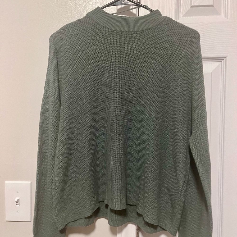 Vero Moda Green Crew Neck Sweater